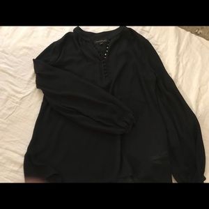 Banana Republic navy blouse